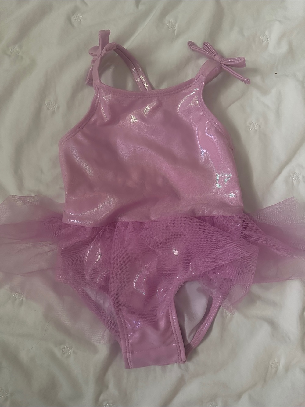 Pink Shimmer Tutu swim - Girls